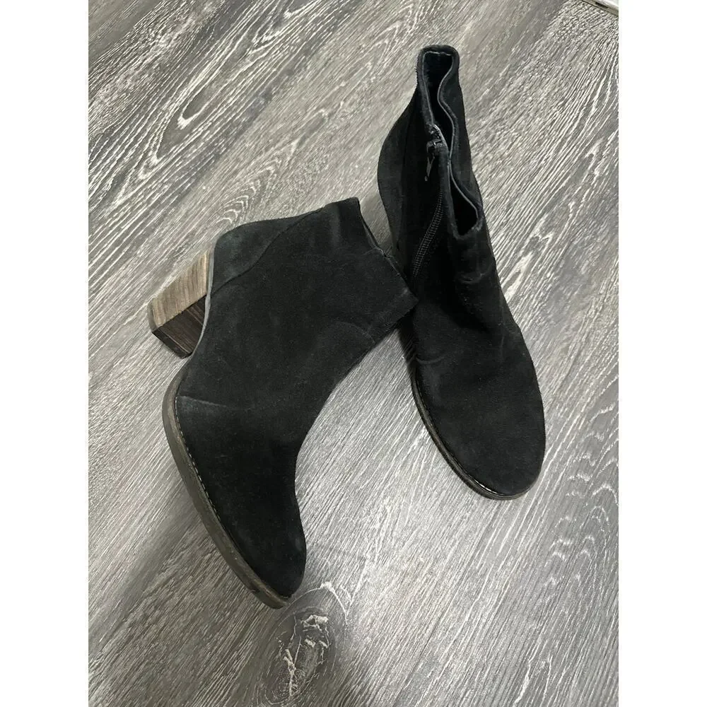 Paul Green‎ Obermat Etch Leder Booties Black Size US 8.5